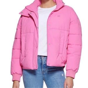 Levi's pink puffer